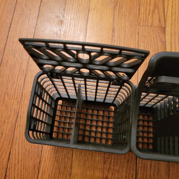 OEM Kenmore Dishwasher Silverware Gray Basket Replacement 3 Sections Handle W113 - Picture 10 of 11